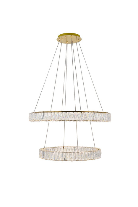 Elegant Lighting 3503G32G LED Pendant, Gold