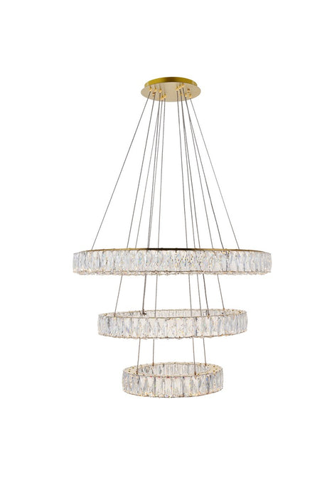 Elegant Lighting 3503G3LG LED Pendant, Gold