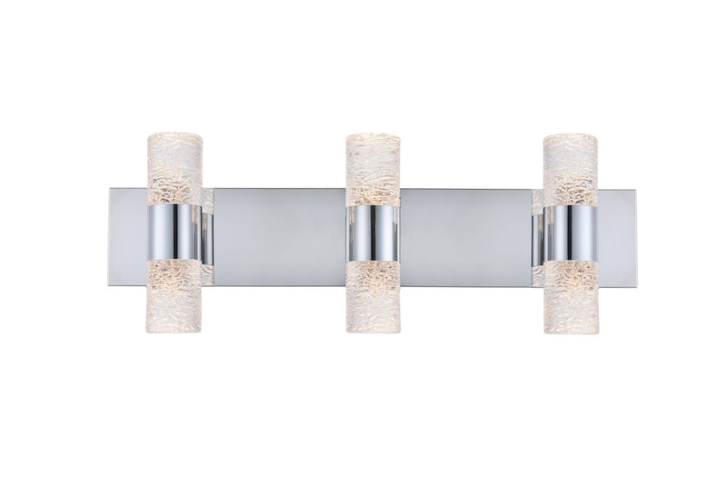Elegant Lighting 5200W24C LED Wall Sconce, Chrome