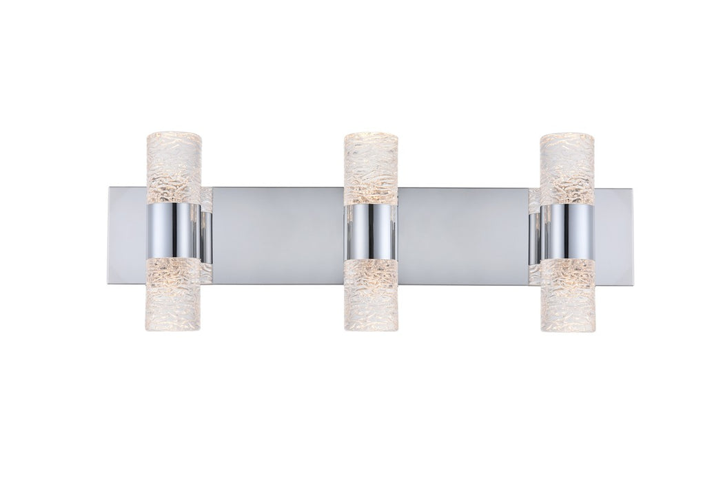 Elegant Lighting 5200W24C LED Wall Sconce, Chrome