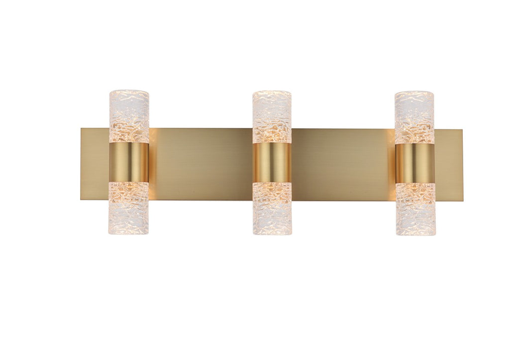 Elegant Lighting 5200W24G LED Wall Sconce, Gold