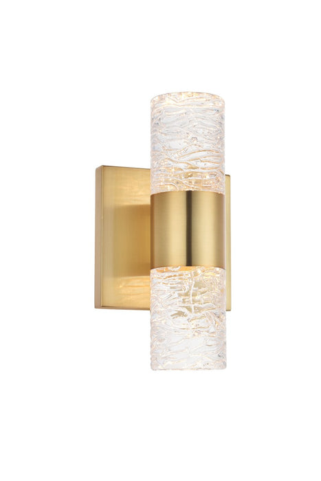Elegant Lighting 5200W5G LED Wall Sconce, Gold