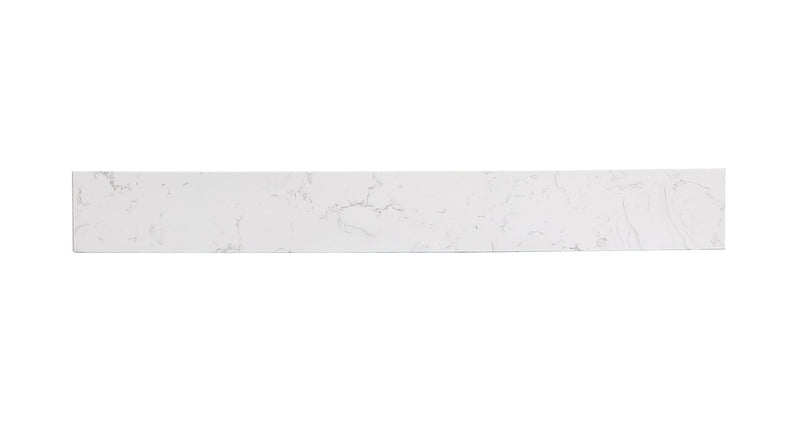 Elegant Lighting BS1132CW Backsplash, Calacatta White