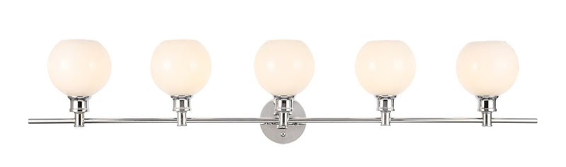 Elegant Lighting LD2327C Five Light Wall Sconce, Chrome