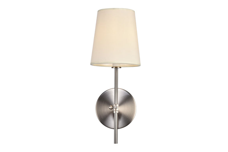 Elegant Lighting LD6004W6BN One Light Wall Sconce, Burnished Nickel