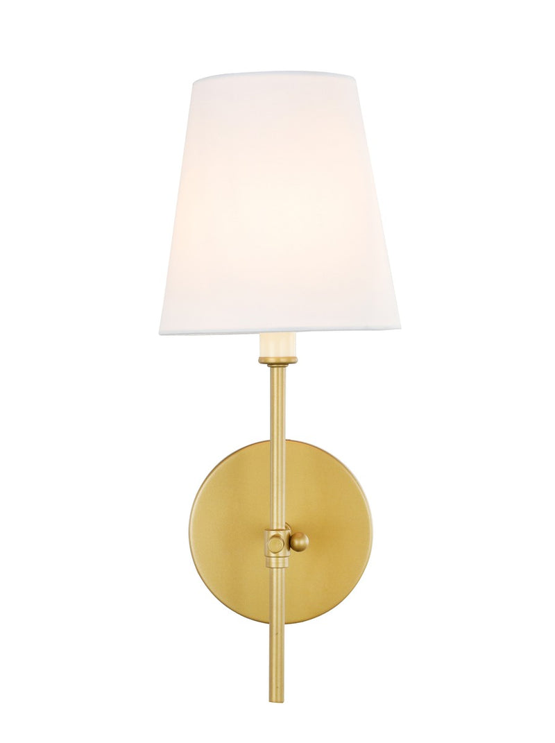 Elegant Lighting LD6004W6BR One Light Wall Sconce, brass