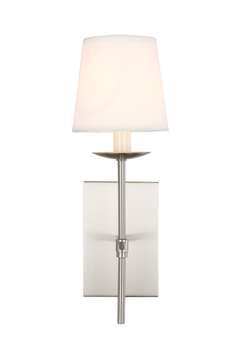 Elegant Lighting LD6102W4BN One Light Wall Sconce, Burnished Nickel