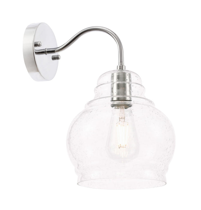 Elegant Lighting LD6193C One Light Wall Sconce, Chrome