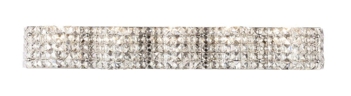 Elegant Lighting LD7019C Five Light Wall Sconce, Chrome