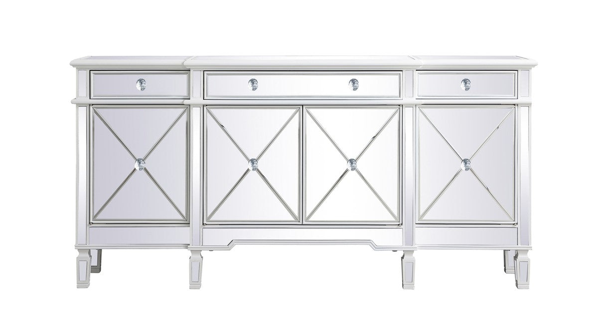 Elegant Lighting MF6-2111AW Credenza, Antique White