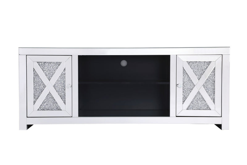 Elegant Lighting MF9903 TV Stand, Clear