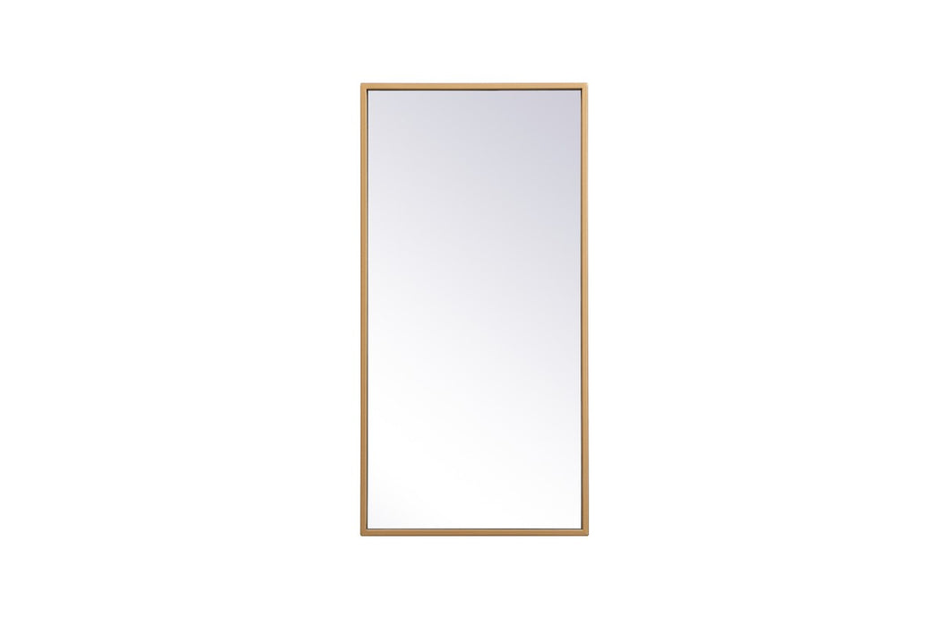 Elegant Lighting MR41428BR Mirror, Brass