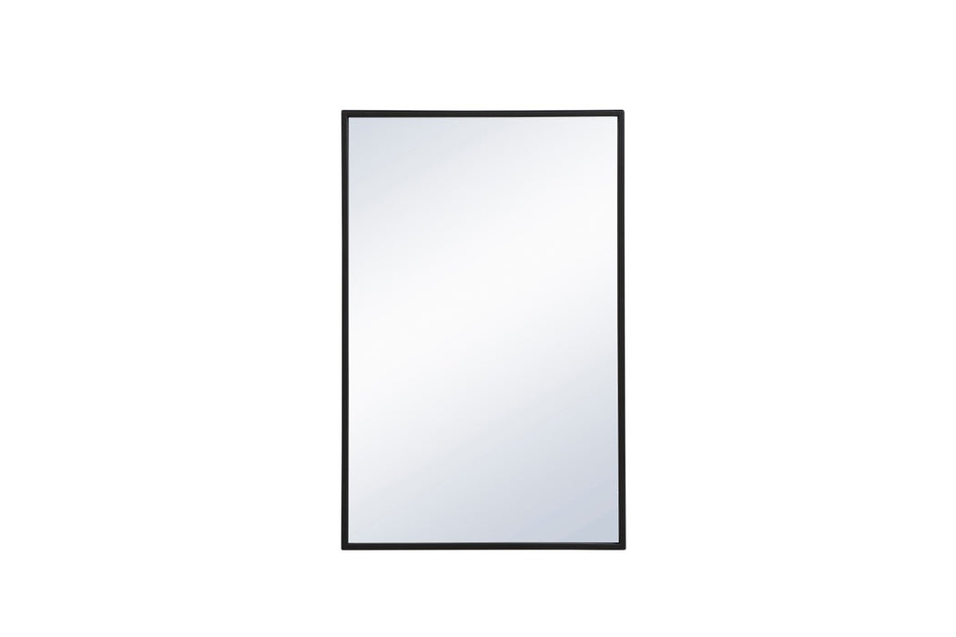 Elegant Lighting MR41828BK Mirror, Black