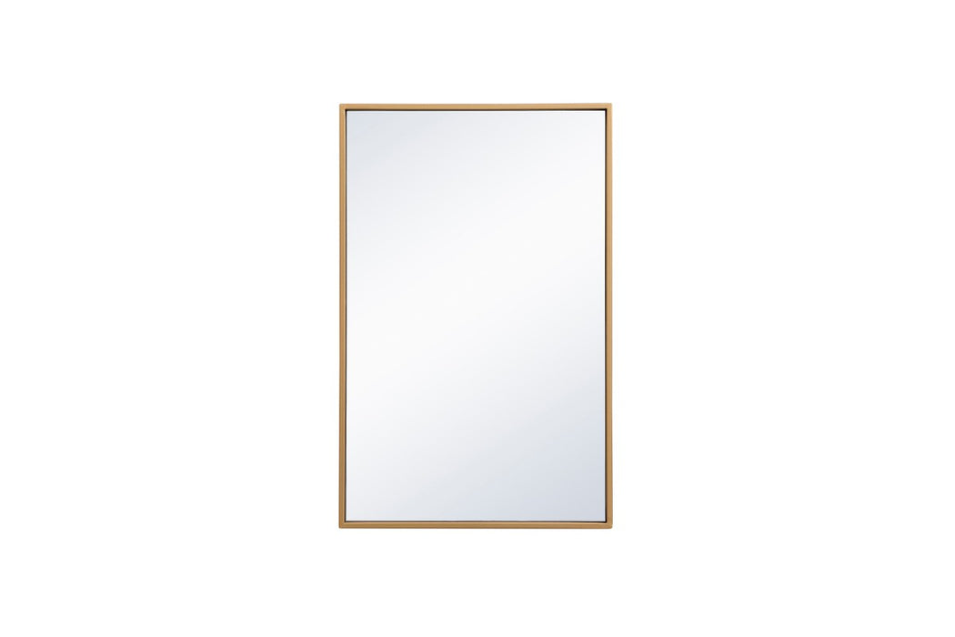 Elegant Lighting MR41828BR Mirror, Brass