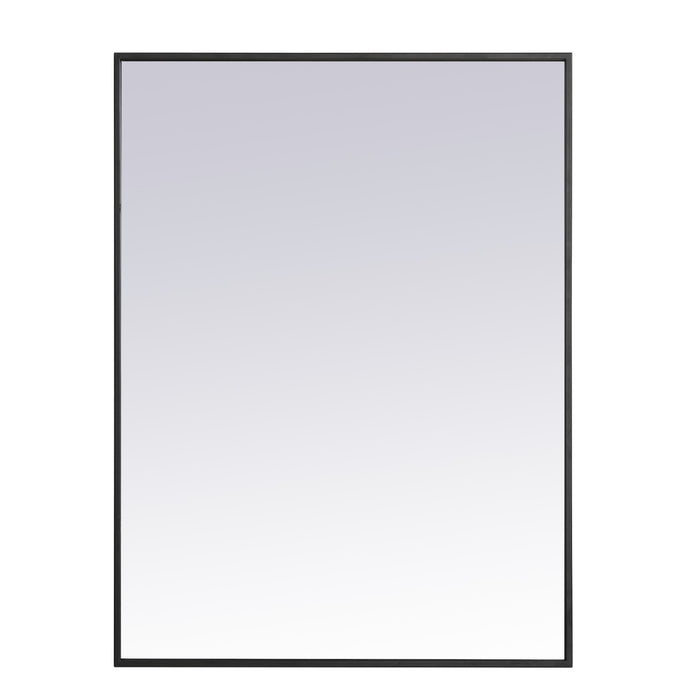 Elegant Lighting MR42736BK Mirror, Black