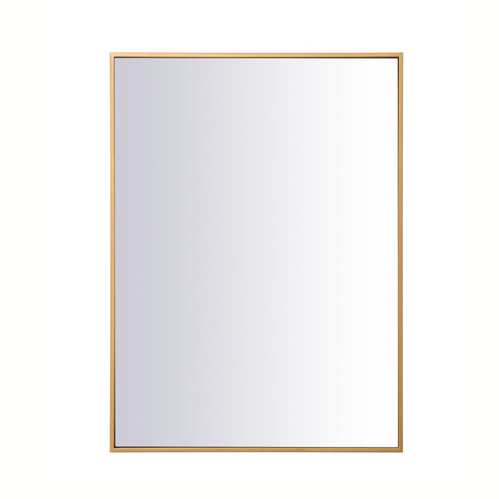 Elegant Lighting MR42736BR Mirror, Brass