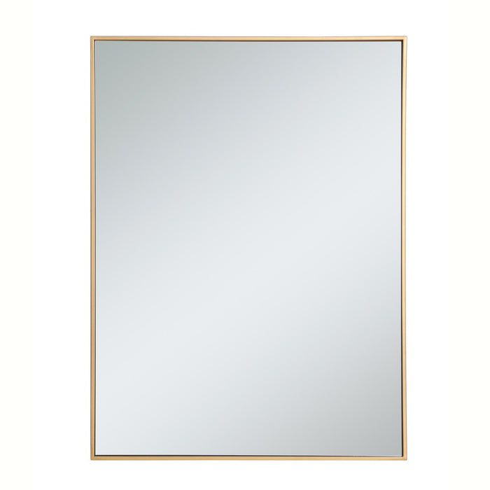 Elegant Lighting MR43040BR Mirror, Brass