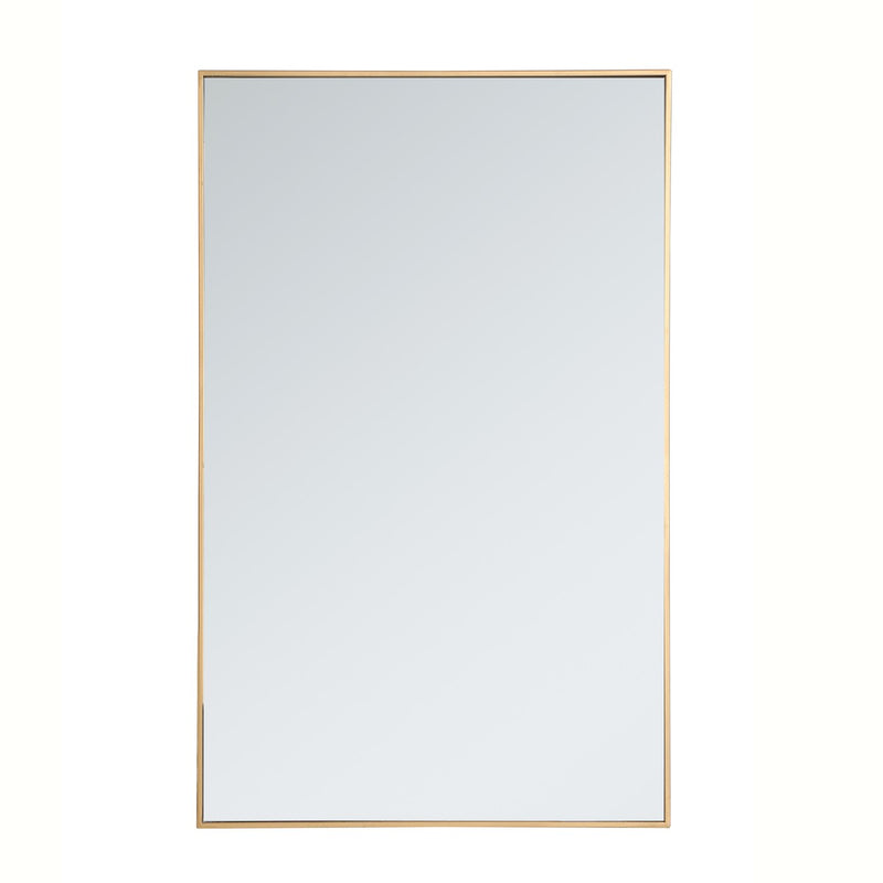 Elegant Lighting MR43048BR Mirror, Brass