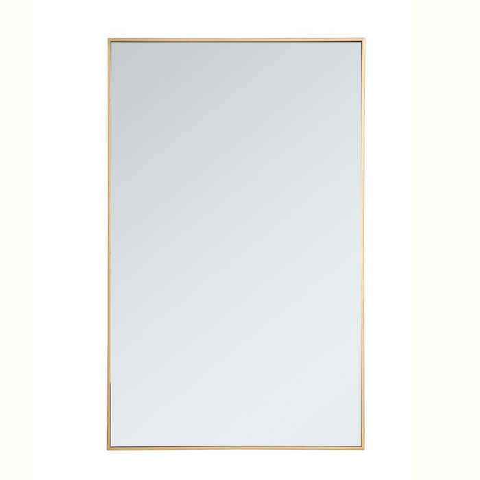 Elegant Lighting MR43048BR Mirror, Brass