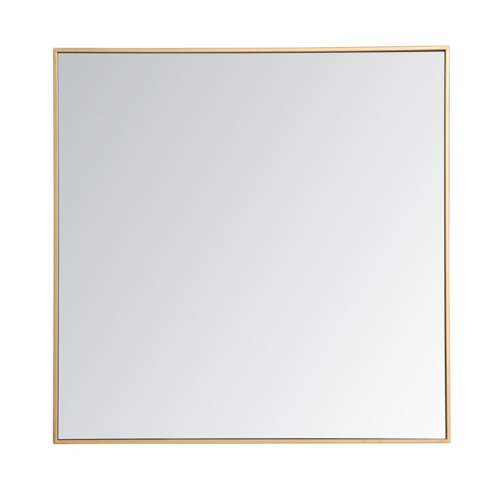 Elegant Lighting MR43636BR Mirror, Brass