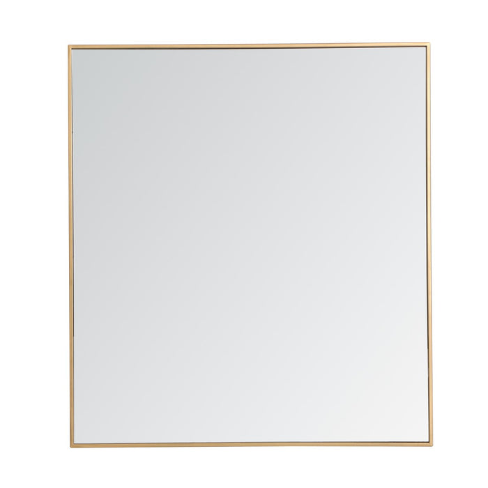 Elegant Lighting MR43640BR Mirror, Brass