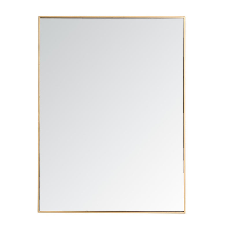 Elegant Lighting MR43648BR Mirror, Brass