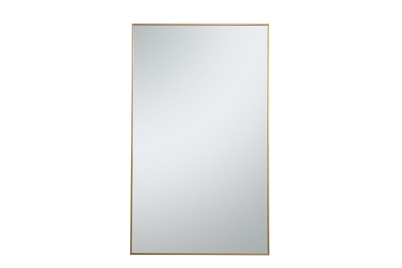 Elegant Lighting MR43660BR Mirror, Brass