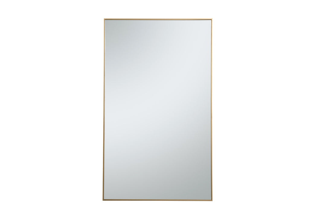 Elegant Lighting MR43660BR Mirror, Brass