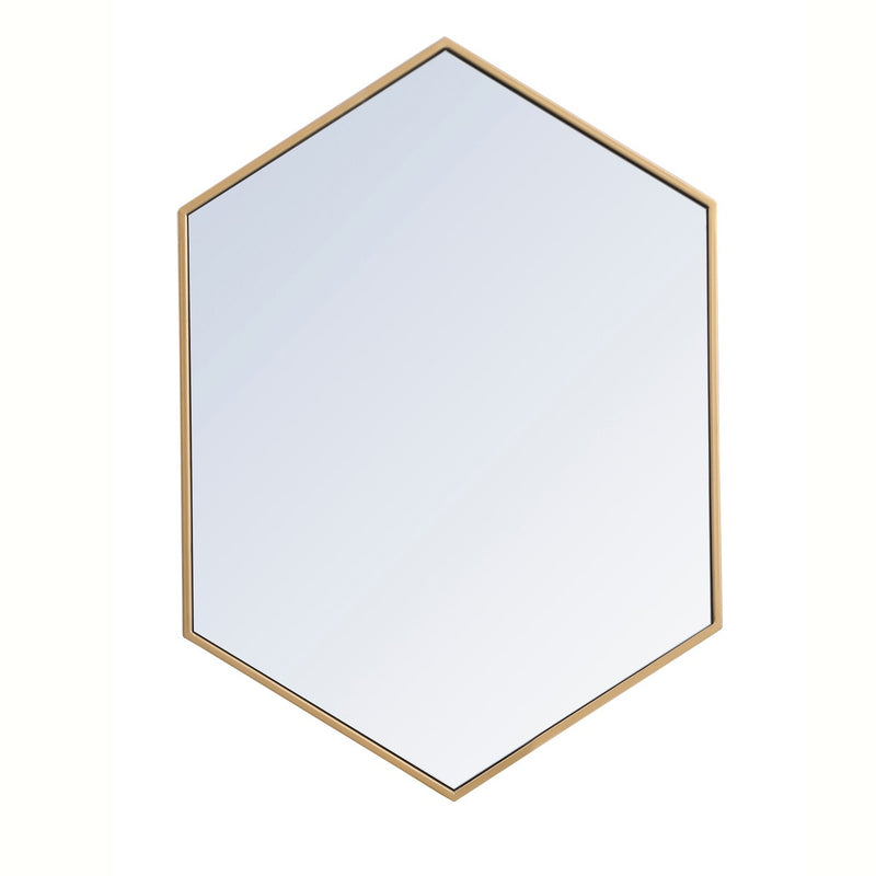 Elegant Lighting MR4424BR Mirror, Brass
