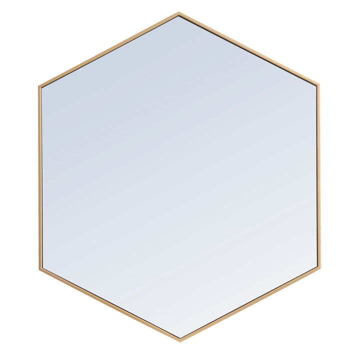 Elegant Lighting MR4541BR Mirror, Brass