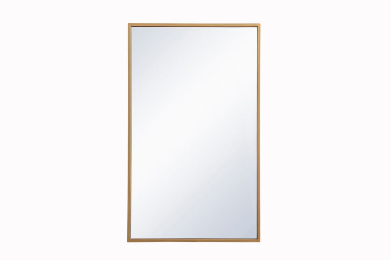Elegant Lighting MR571728BRS Medicine Cabinet, Brass
