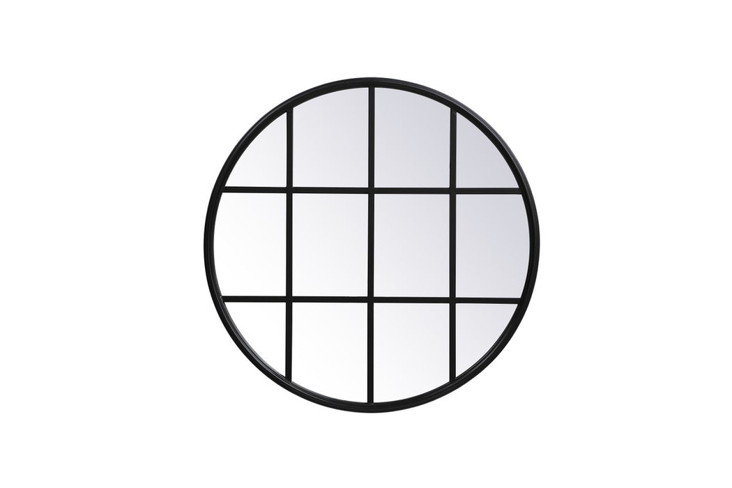 Elegant Lighting MR632828BK Mirror, Black