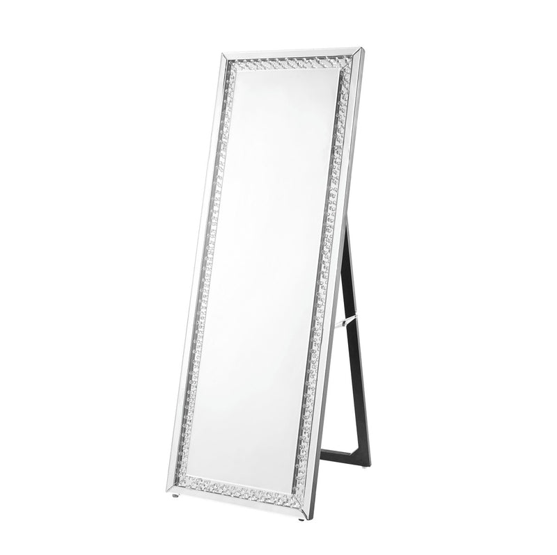 Elegant Lighting MR9123 Standing Full Length Mirror, Clear