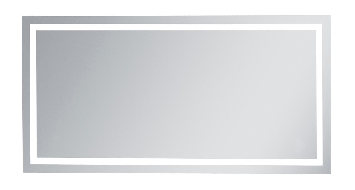 Elegant Lighting MRE73672 LED Mirror, Silver