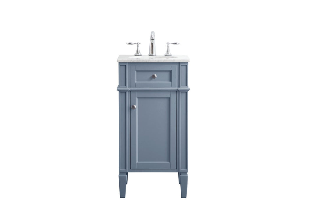 Elegant Lighting VF12518GR Single Bathroom Vanity Set, grey