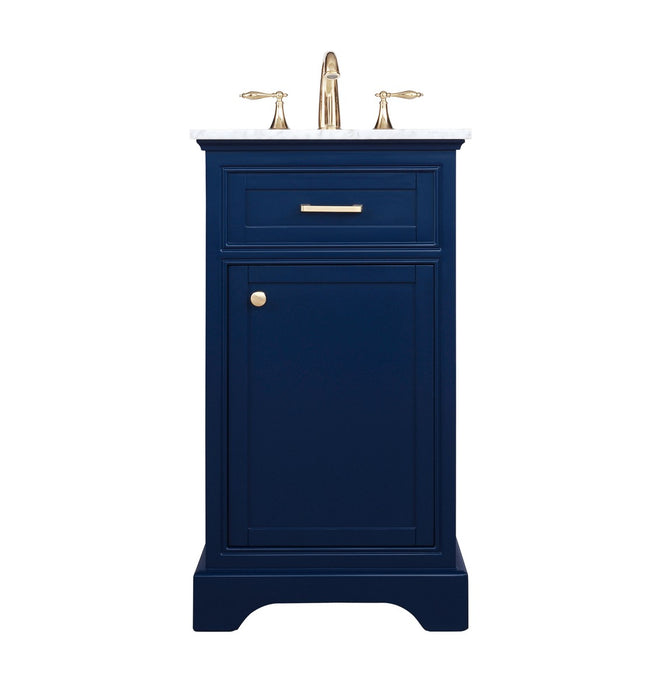 Elegant Lighting VF15019BL Bathroom Vanity Set, Blue