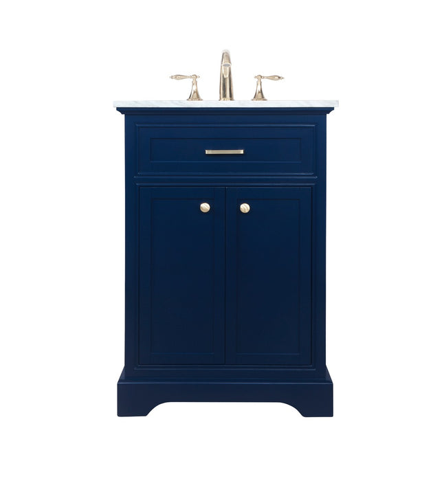 Elegant Lighting VF15024BL Bathroom Vanity Set, Blue