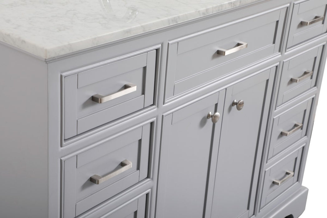 Elegant Lighting VF15036WH Single Bathroom Vanity Set, white