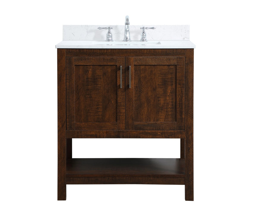 Elegant Lighting VF16030EX-BS Bathroom Vanity Set, Expresso