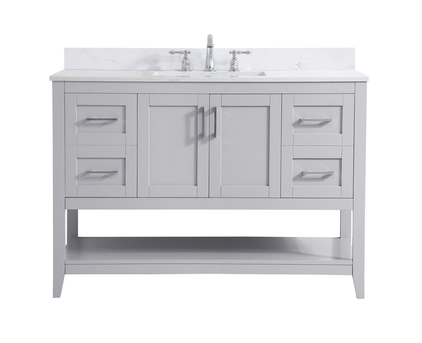 Elegant Lighting VF16048GR-BS Bathroom Vanity Set, Grey