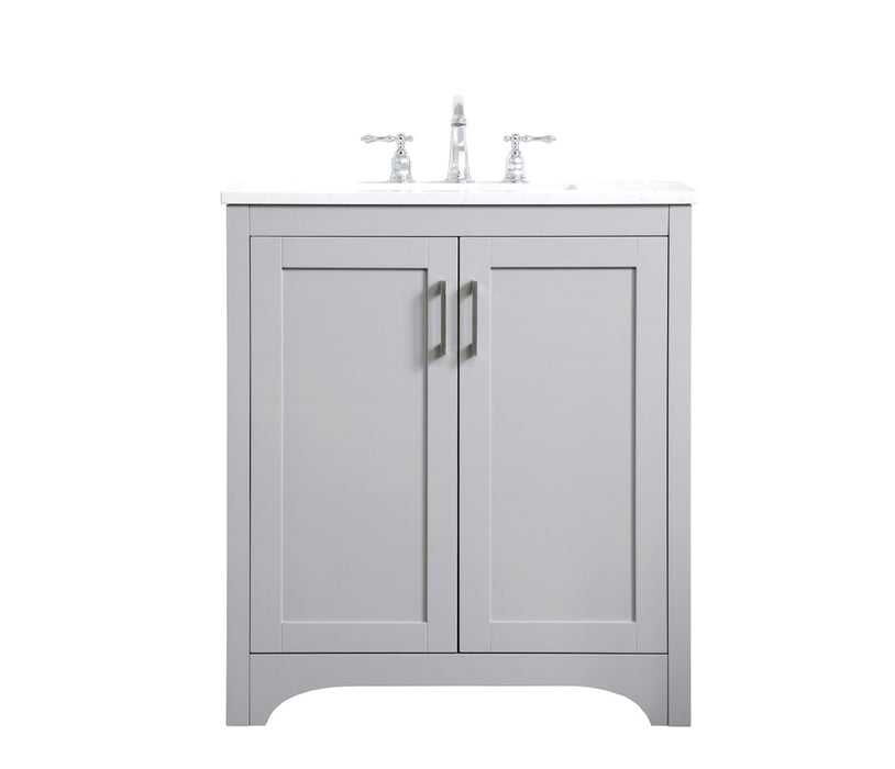 Elegant Lighting VF17030GR Single Bathroom Vanity, Grey