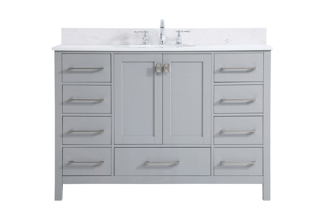 Elegant Lighting VF18848GR-BS Bathroom Vanity Set, Gray