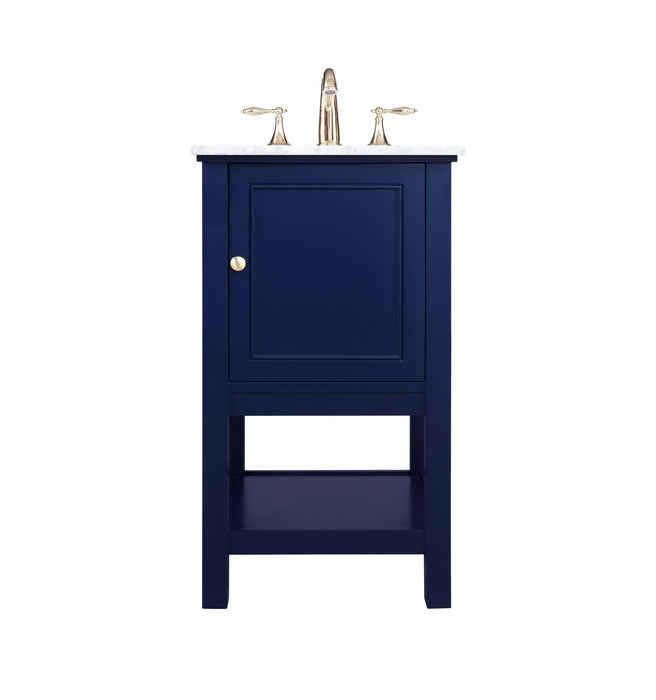 Elegant Lighting VF27019BL Bathroom Vanity Set, Blue