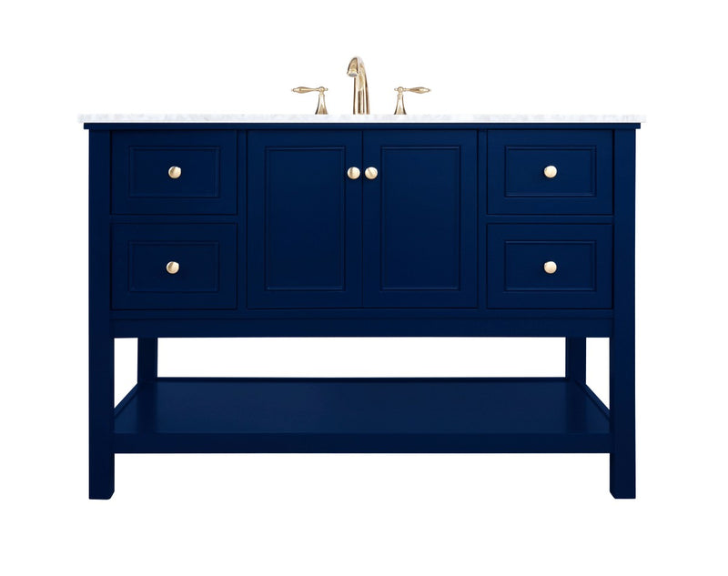 Elegant Lighting VF27048BL Bathroom Vanity Set, Blue