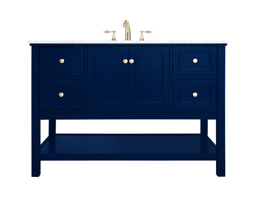 Elegant Lighting VF27048BL Bathroom Vanity Set, Blue