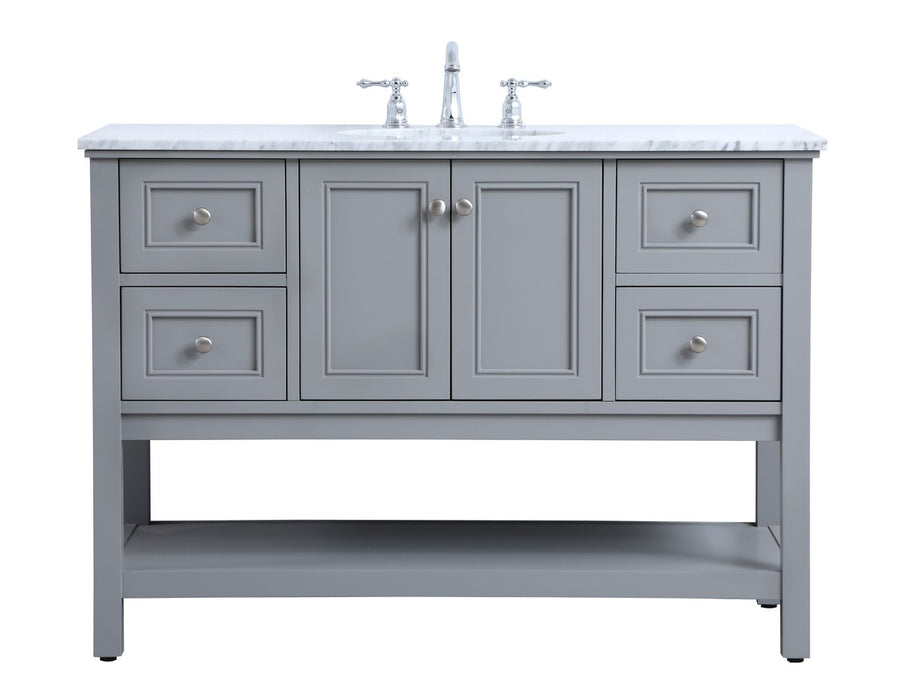 Elegant Lighting VF27048GR Single Bathroom Vanity Set, Grey