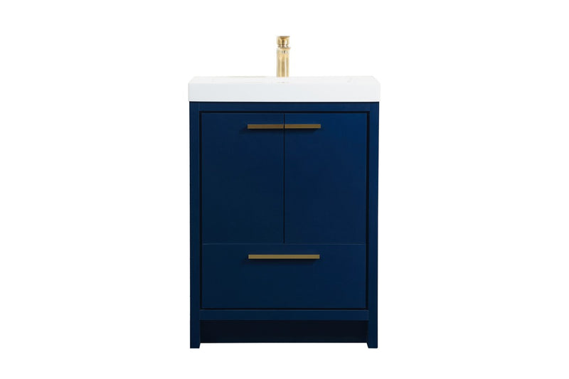 Elegant Lighting VF46024MBL Bathroom Vanity Set, Blue