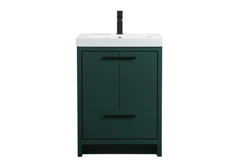 Elegant Lighting VF46024MGN Bathroom Vanity Set, Green