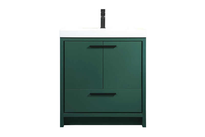 Elegant Lighting VF46030MGN Bathroom Vanity Set, Green