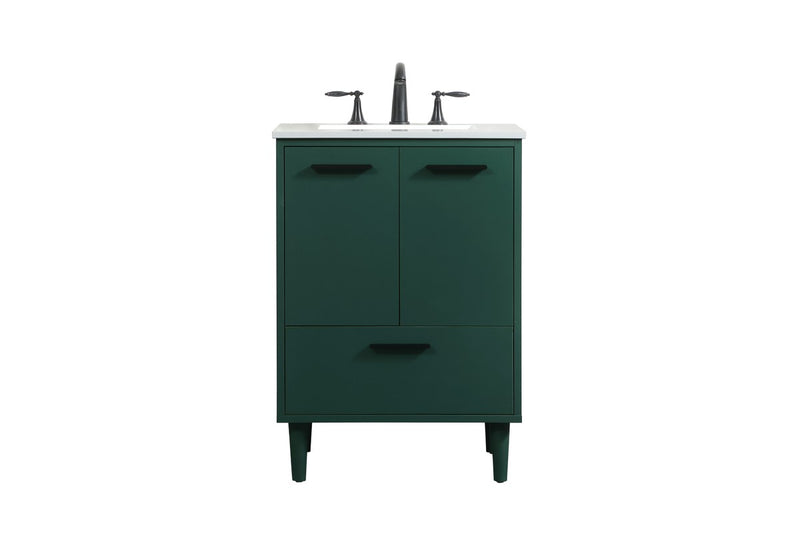 Elegant Lighting VF47024MGN Vanity Sink Set, Green
